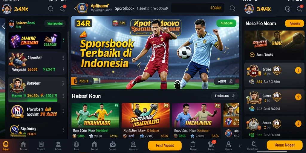 Tampilan gameplay Sportsbook yang menarik dan interaktif.